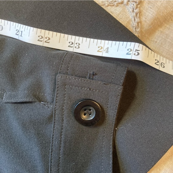 Chico’s size 1 black button-up jacket with paisley interior lining fabric - Picture 7 of 10